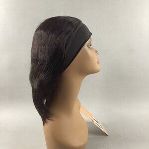 14" Deep Wave Headband Wig Wet&Wavy Natural Brown 100% Unprocessed Human Hair